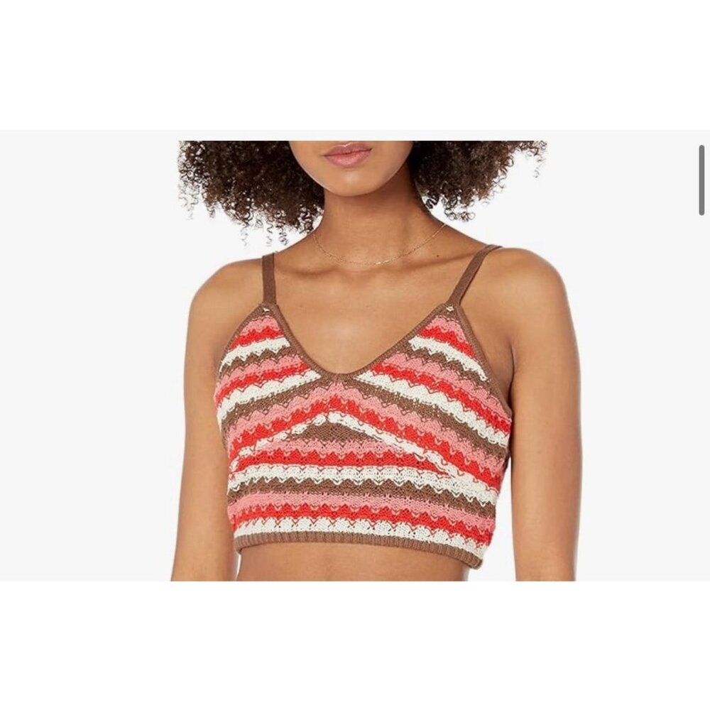 NEW Crocheted Bralette Sz S Boho Vacation Crop